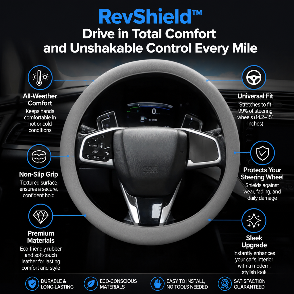 RevShield™ — Drive in Total Comfort and Unshakable Control Every Mile