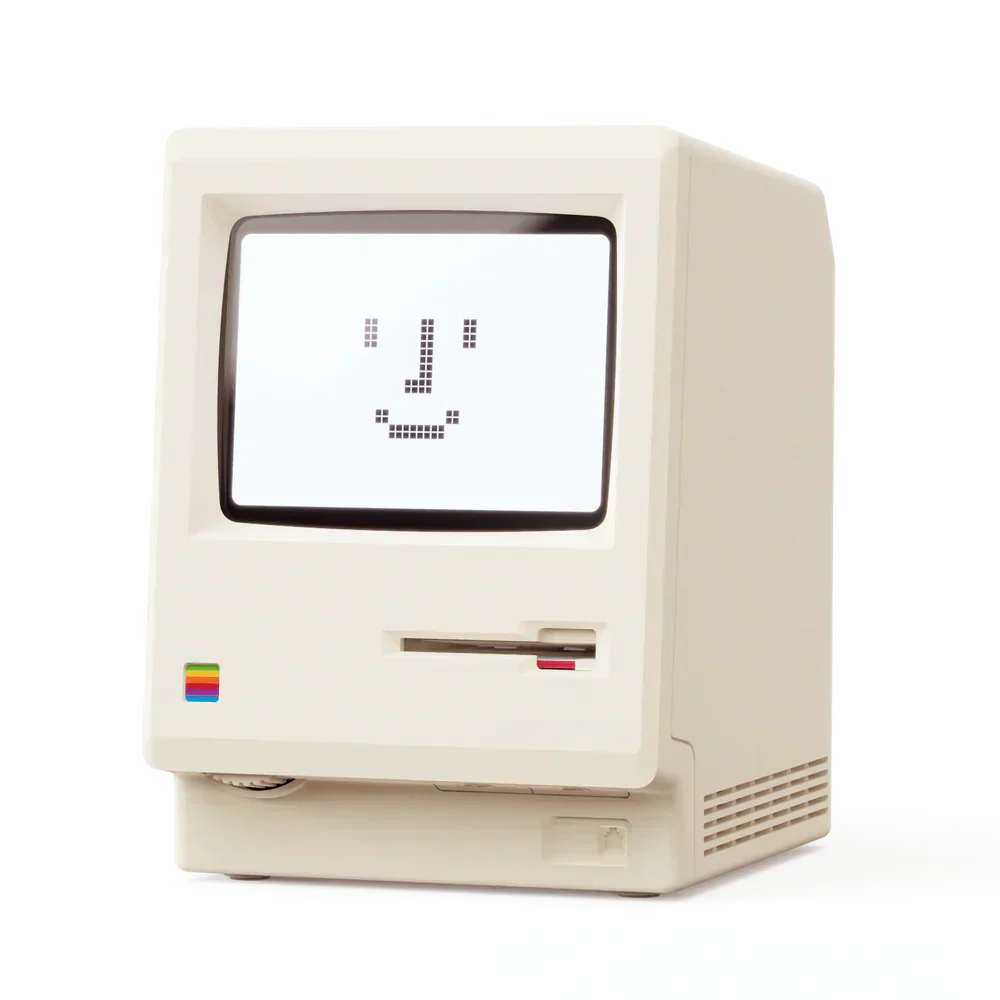 Retro Computer Style Digital Alarm Clock