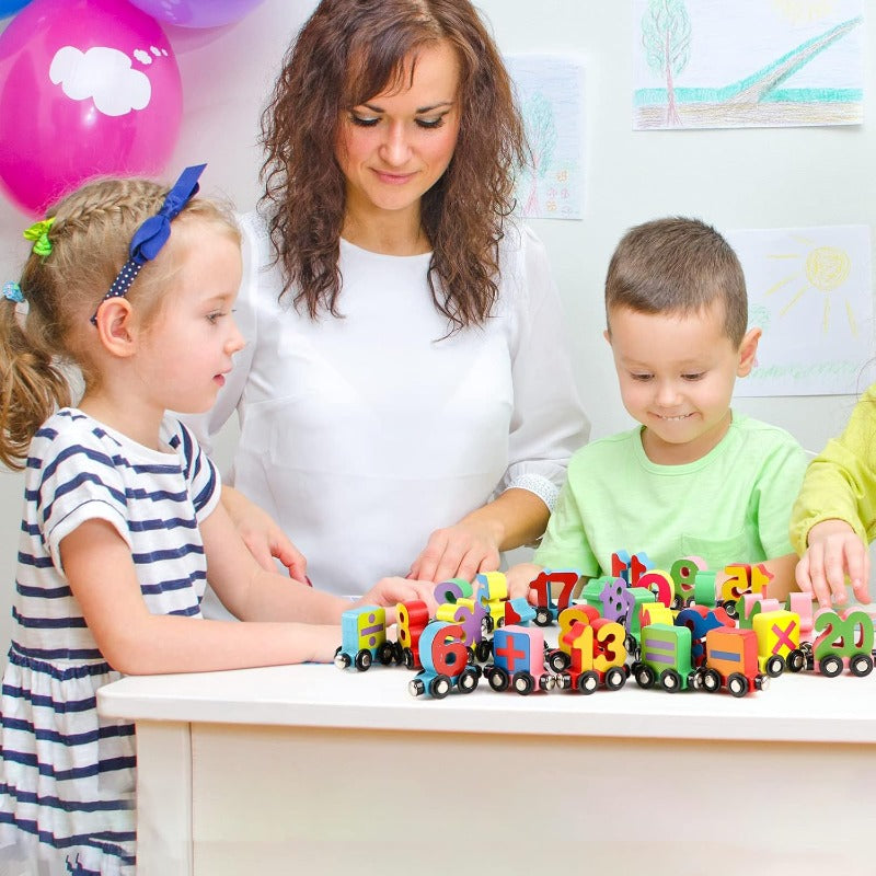 MagnaTrain Number Pull Toy - Engaging Learning Game for Young Math Whizzes