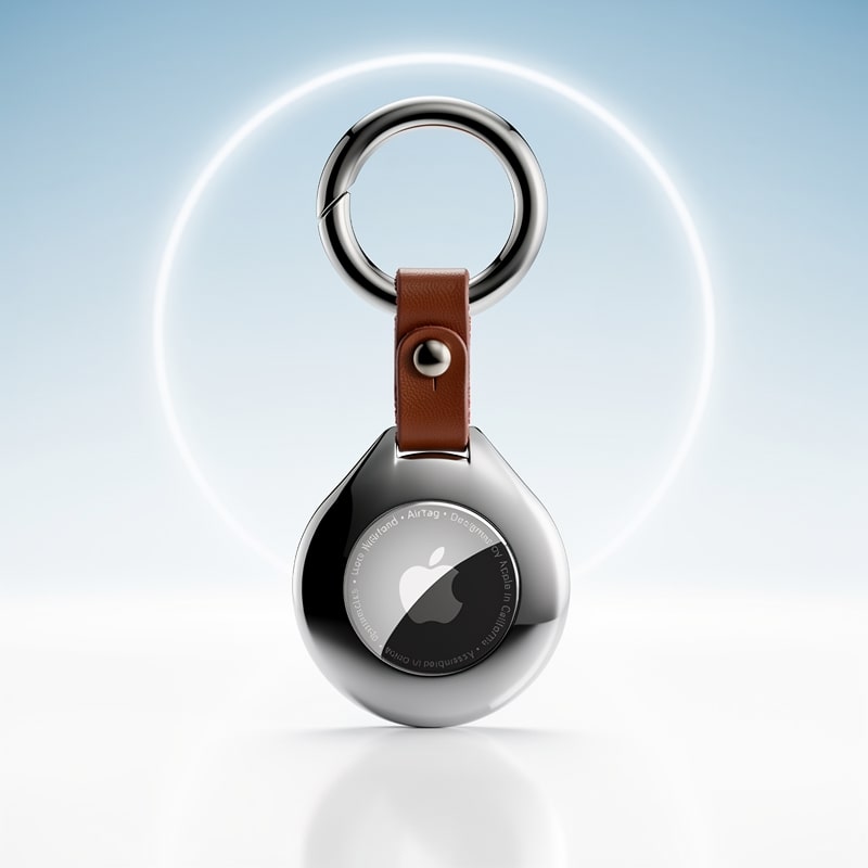 Elegant 360 Protection for Your AirTag – Shine and Worry-Free