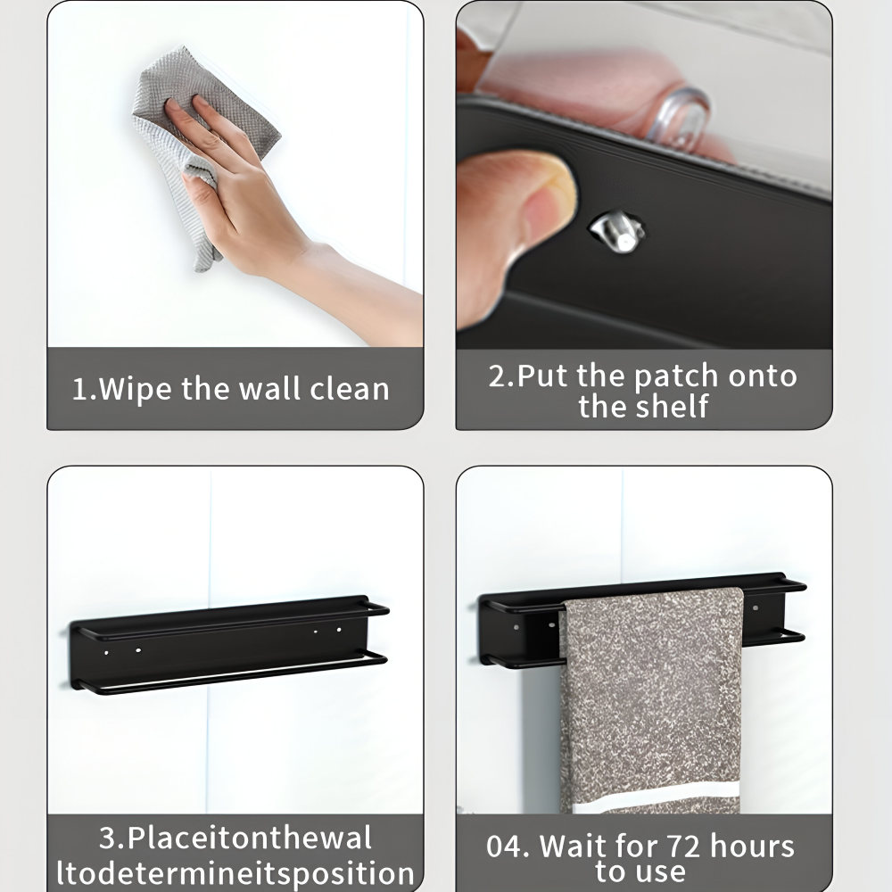 Towel Rack | Upright Wall Organizer | Open Wire Basket | TowelStack