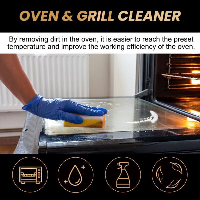 Effortless Oven Cleaning Power in Just 5 Minutes – No Scrubbing Needed!