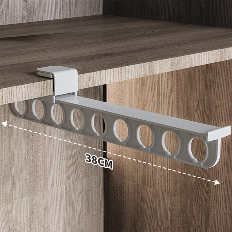 Expandable Clothing Rod for No-Drill Installation