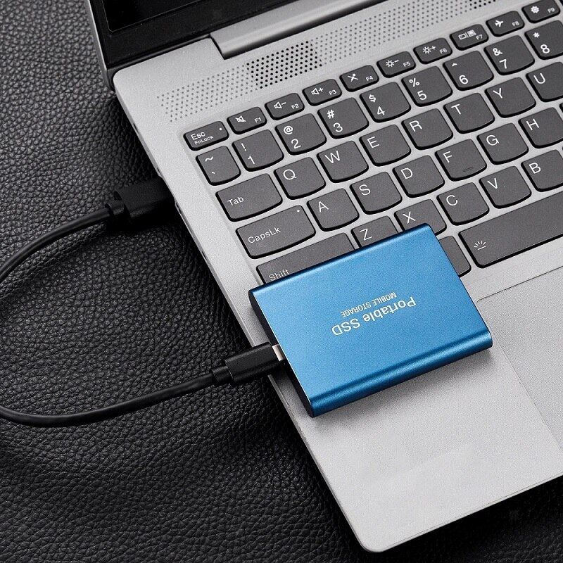 External Storage | Portable SSD 128GB | USB 3.1 & USB-C | Ultra-Compact | Shock-Resistant Design | DataVault