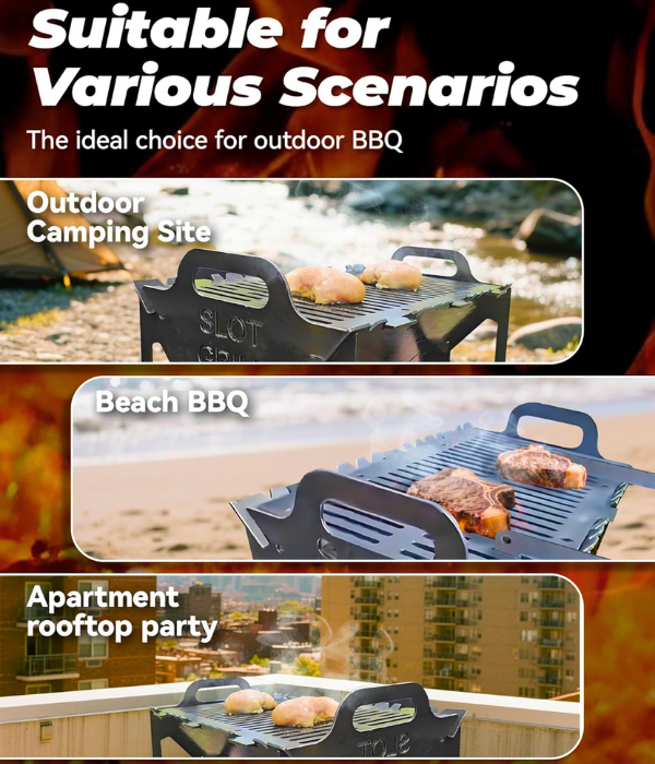 Portable Charcoal Grill – Compact and Easy to Transport