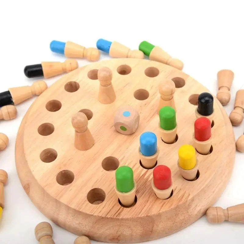Wooden Memory Challenge — Brain Exercise to Enhance Memory and Coordination