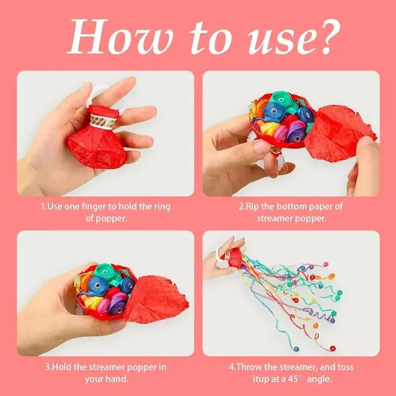 Paper Streamers for Stress-Free Colorful Celebrations