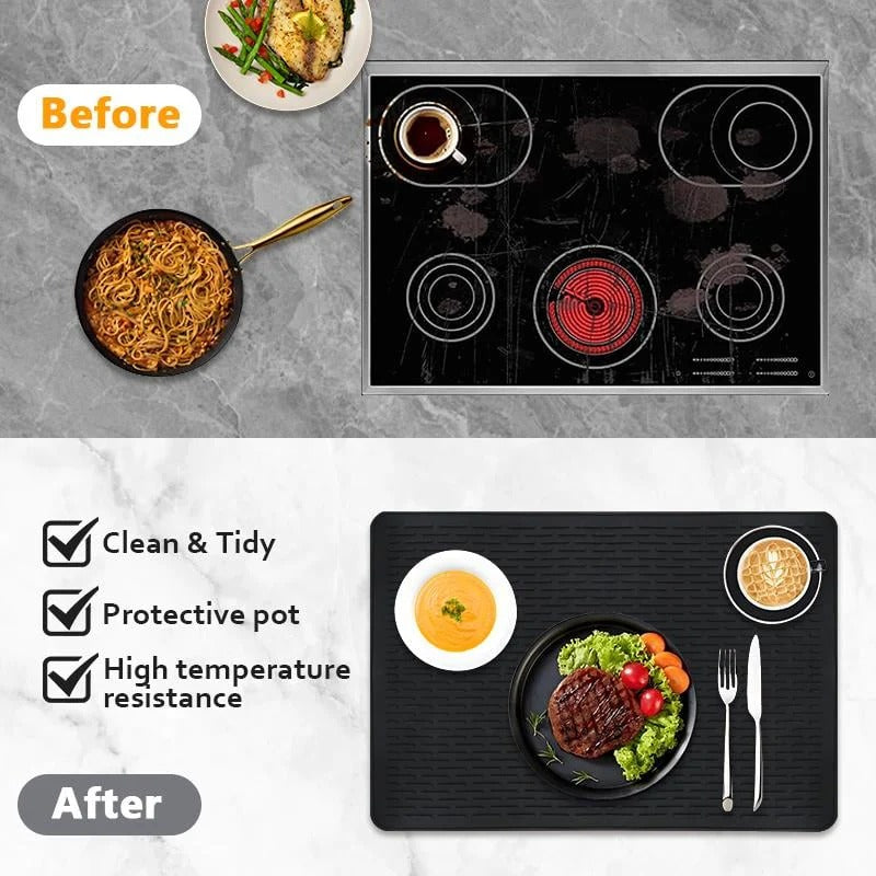 Kitchen Protective Shield | Heat and Scratch Defense | Non-Slip Versatile Design | CookGuard