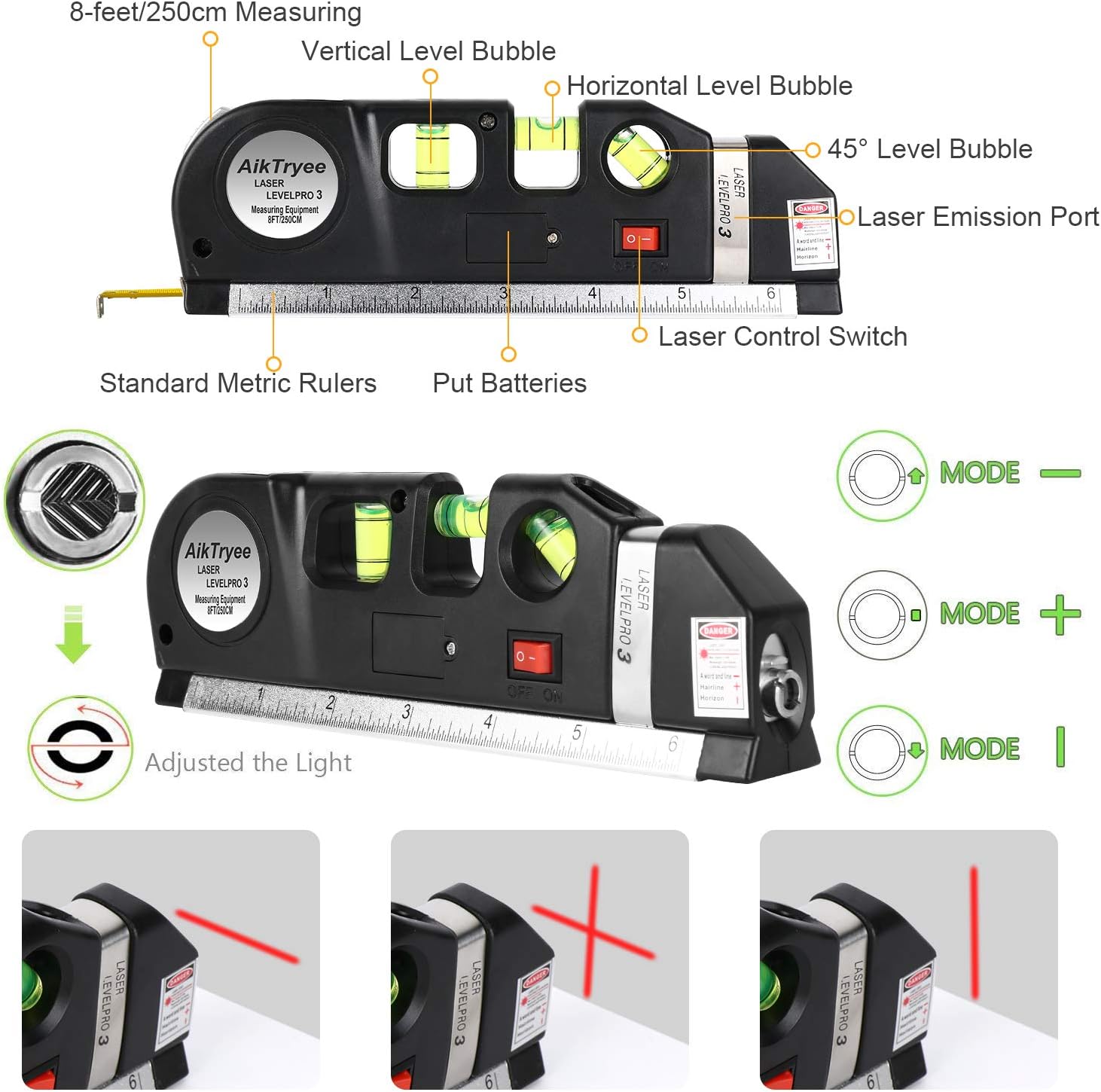 Laser Level Tool for Straight Lines - Easy to Use Like a Pro