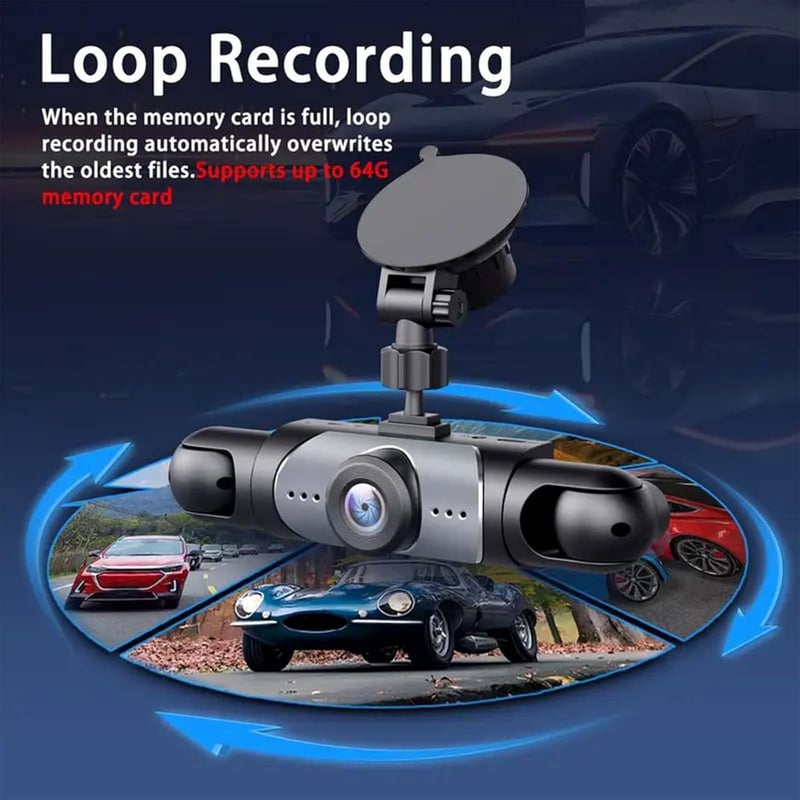 4-Channel Dashboard Camera – Comprehensive Protection for Worry-Free Driving