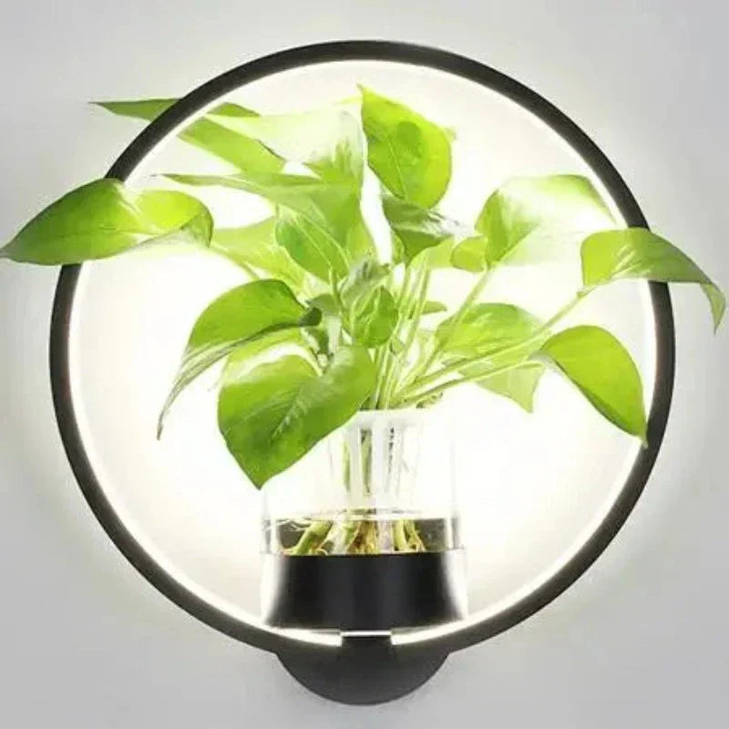 Botanical-Themed Wall Lamp