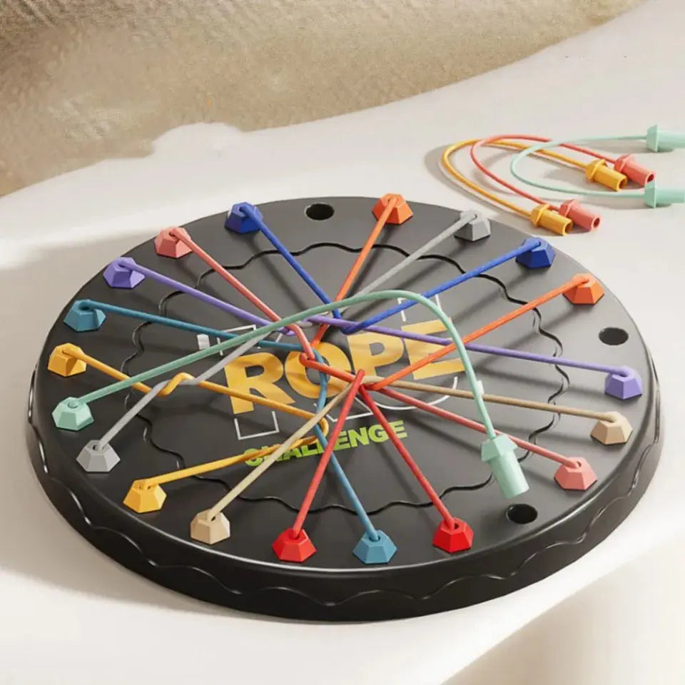 Logic Puzzle Rope Game – Boosts Focus & Dexterity for All Ages