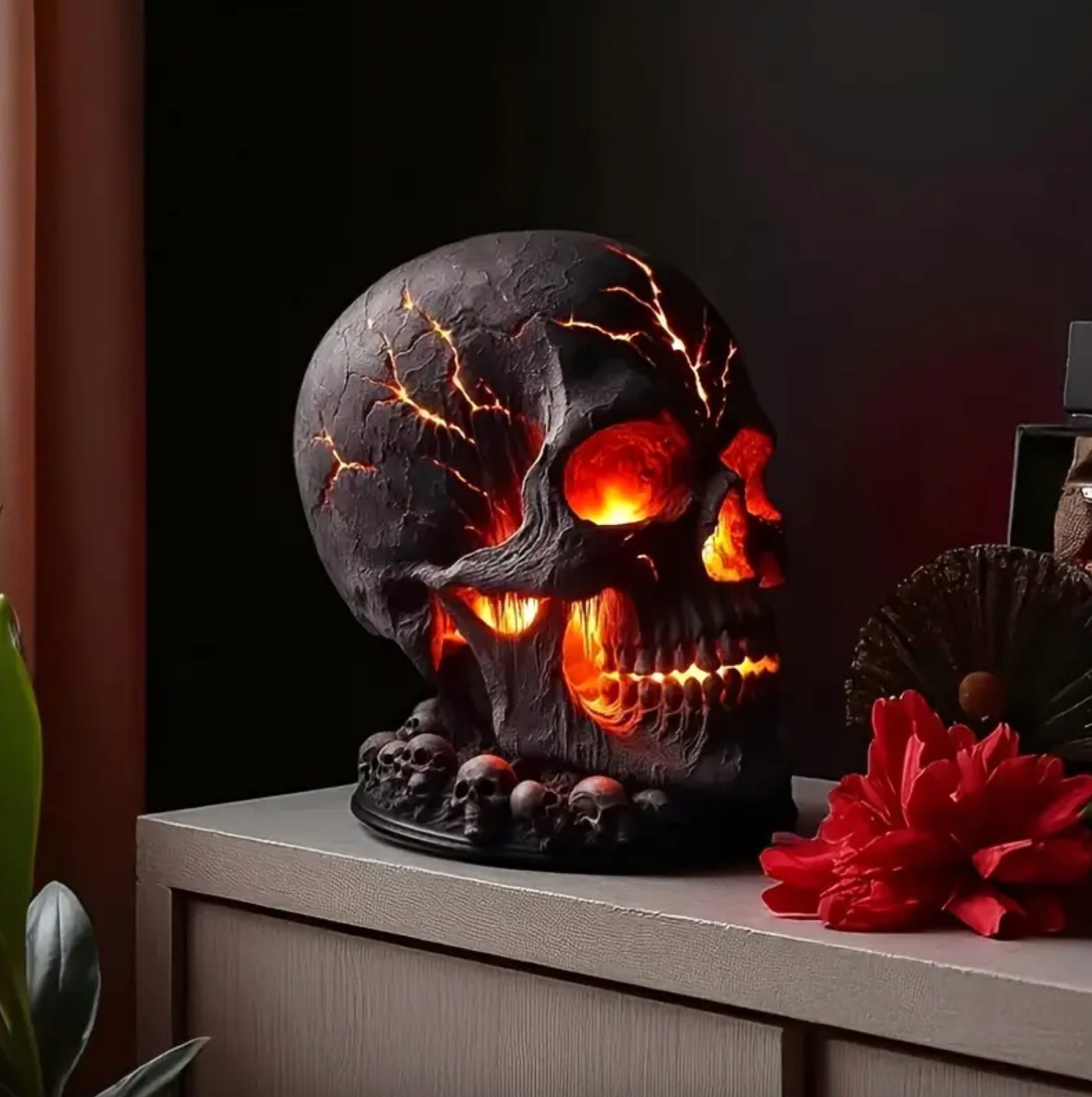 Enchanting Flame Display for Transforming Your Space with Hypnotic Effects
