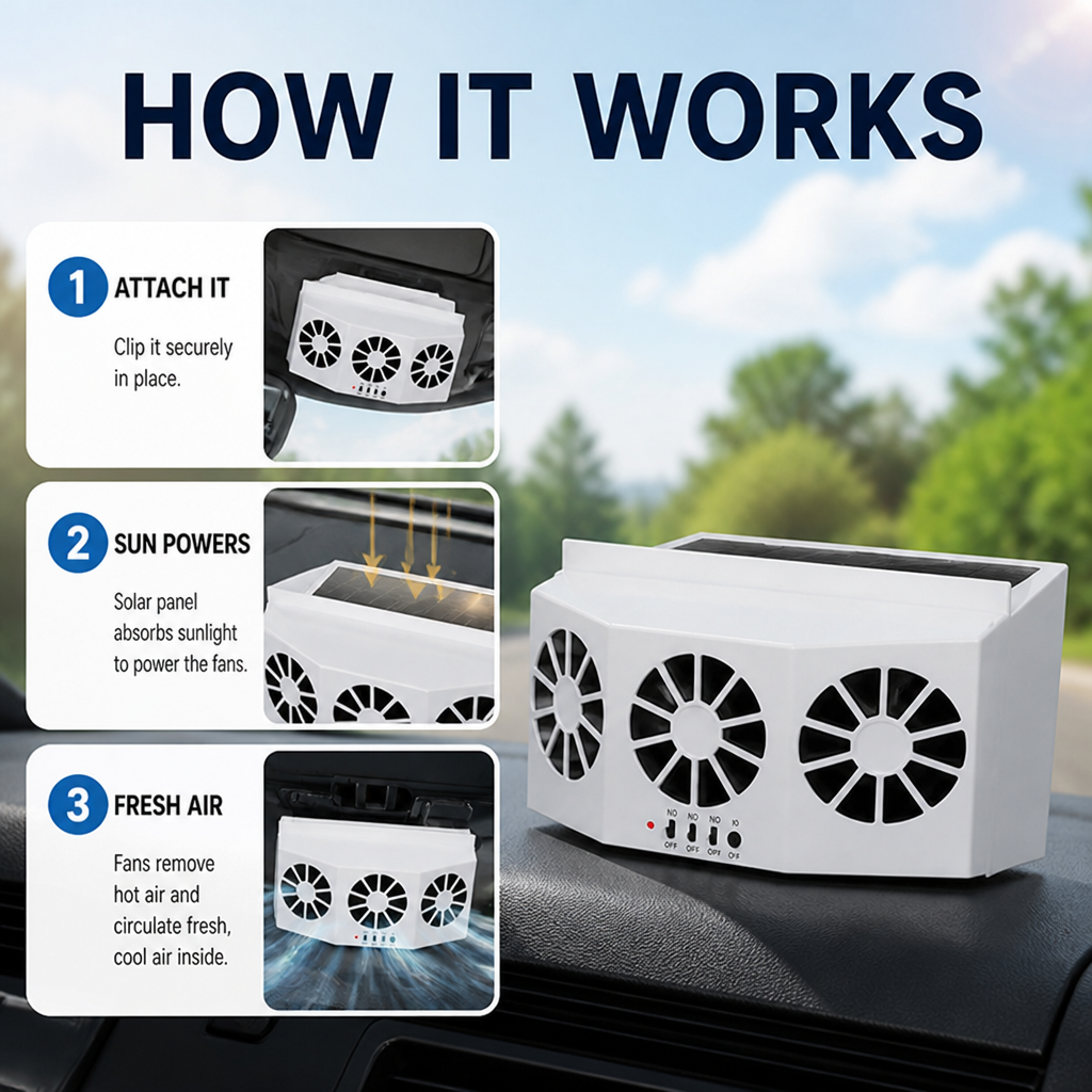 AeroBreeze™ — Drive Into Instant, Refreshing Coolness Powered by the Sun