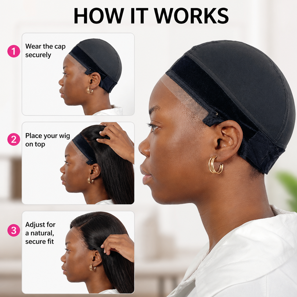 HaloGrip™ Cap — Lock In Confidence with Invisible, All-Day Comfort