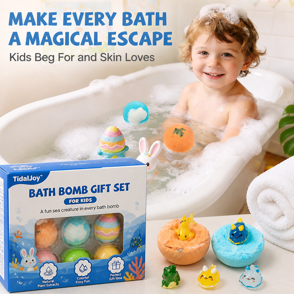 TidalJoy™ — Make Every Bath a Magical Escape Kids Beg For and Skin Loves