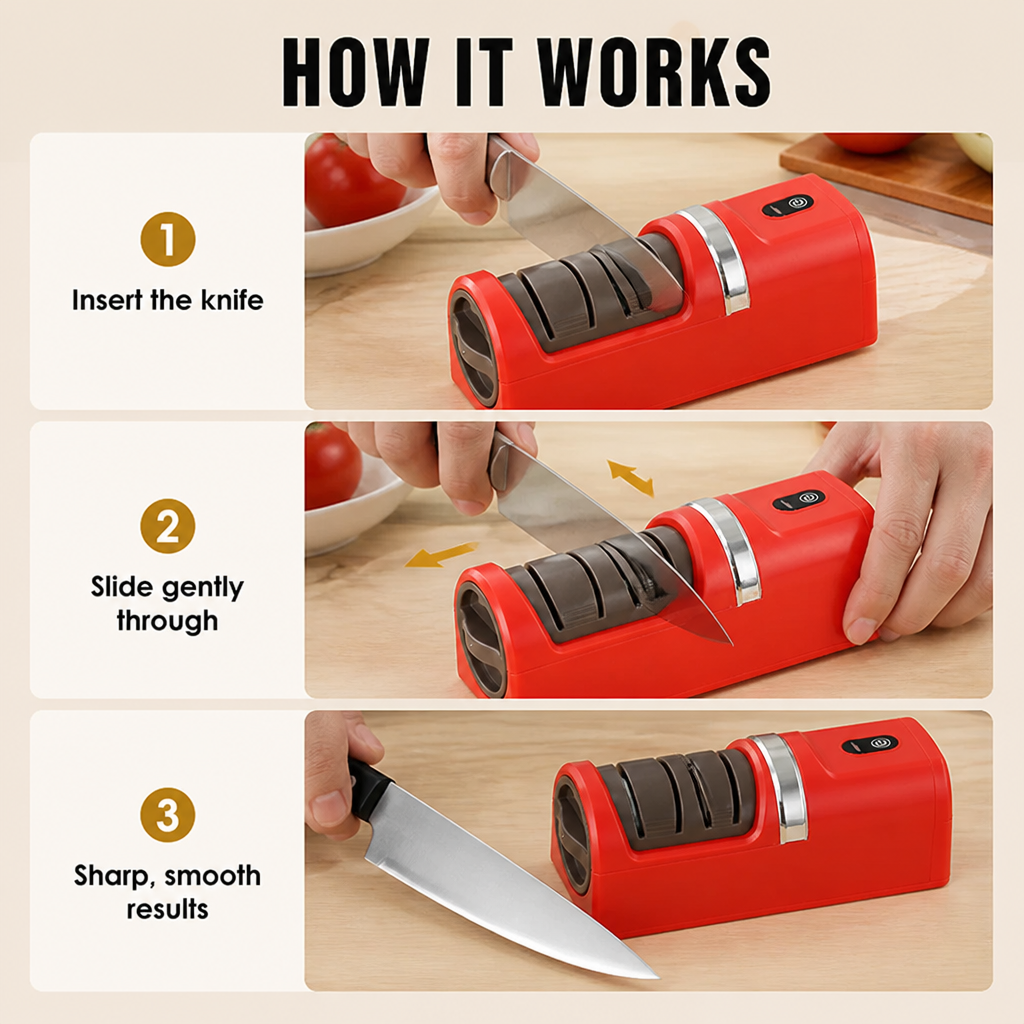 BladeBurst™ — Effortless Razor-Sharp Knives That Make Cooking a Joy