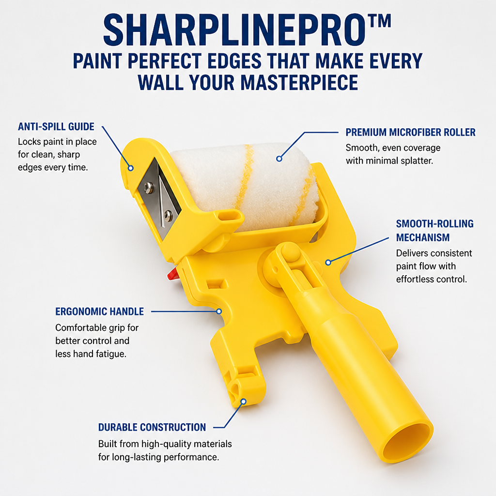 SharpLinePro™ — Paint Perfect Edges That Make Every Wall Your Masterpiece