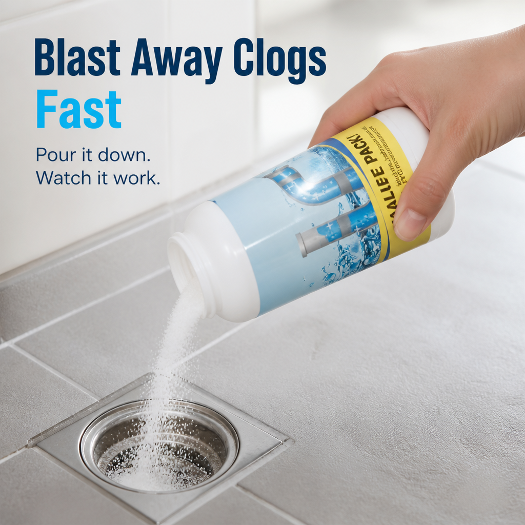 Drain Unblocker™ — Blast Away Clogs Fast and Breathe Fresh Again