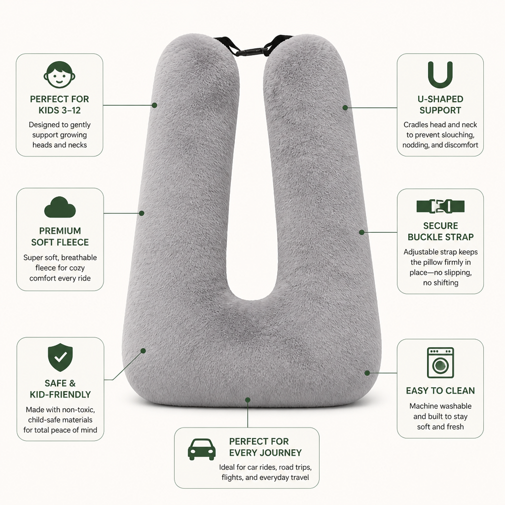 SnuggleNest™ — Cradle Your Child in Cozy Calm for Peaceful, Happy Rides