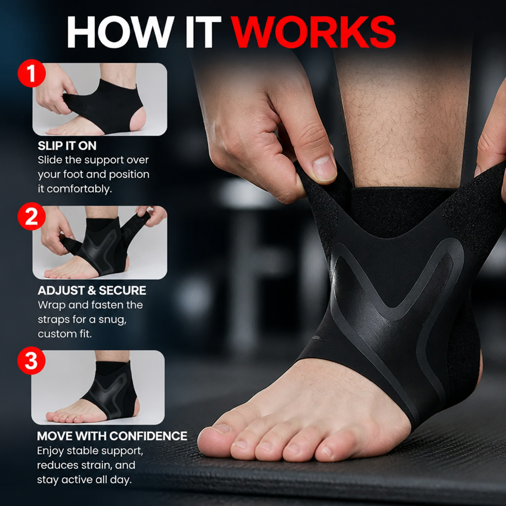 PowerStride™ — Feel Light, Move Free, and Crush Ankle Pain All Day Long