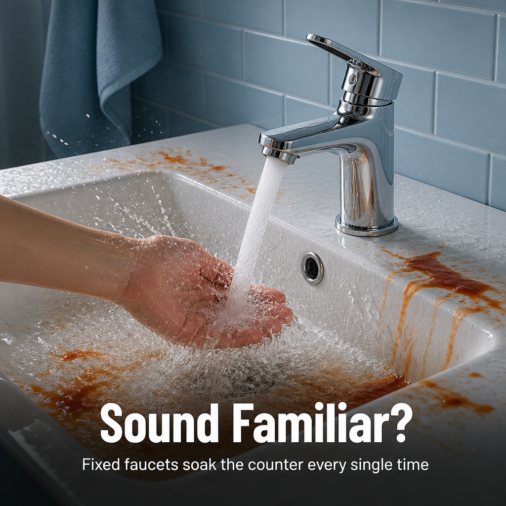 HydraFlex™ — Stop Splashing, Reach Every Corner of Your Sink in Seconds | 60-Day Guarantee