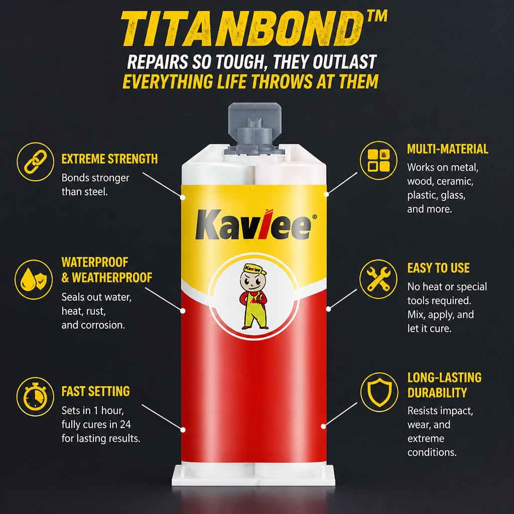 TitanBond™ — Repairs So Tough, They Outlast Everything Life Throws at Them