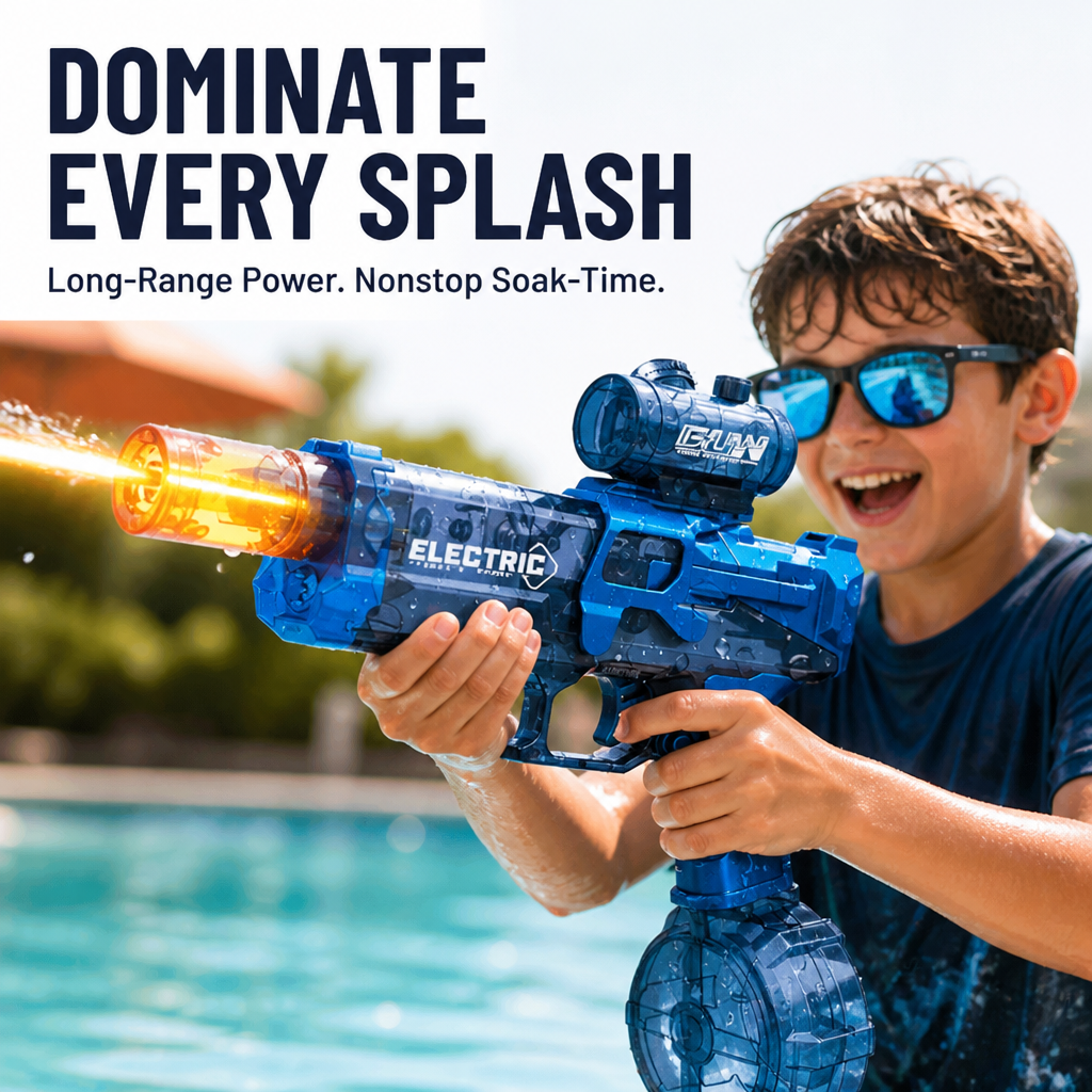 TorrentStrike™ — Dominate Every Splash with Long-Range Power and Unstoppable Soak-Time