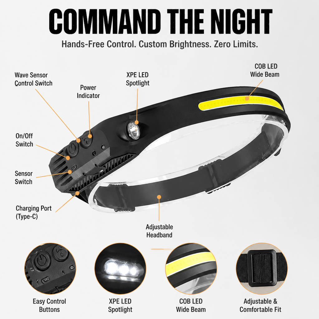 NightSentry™ — Wave Your Hand and Light Up the Whole Night Hands-Free