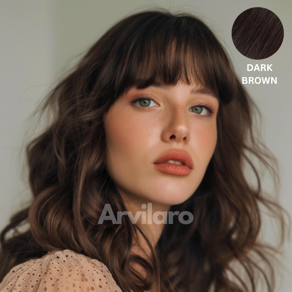 Arvilaro Clip-On Bangs (100% Real Hair)