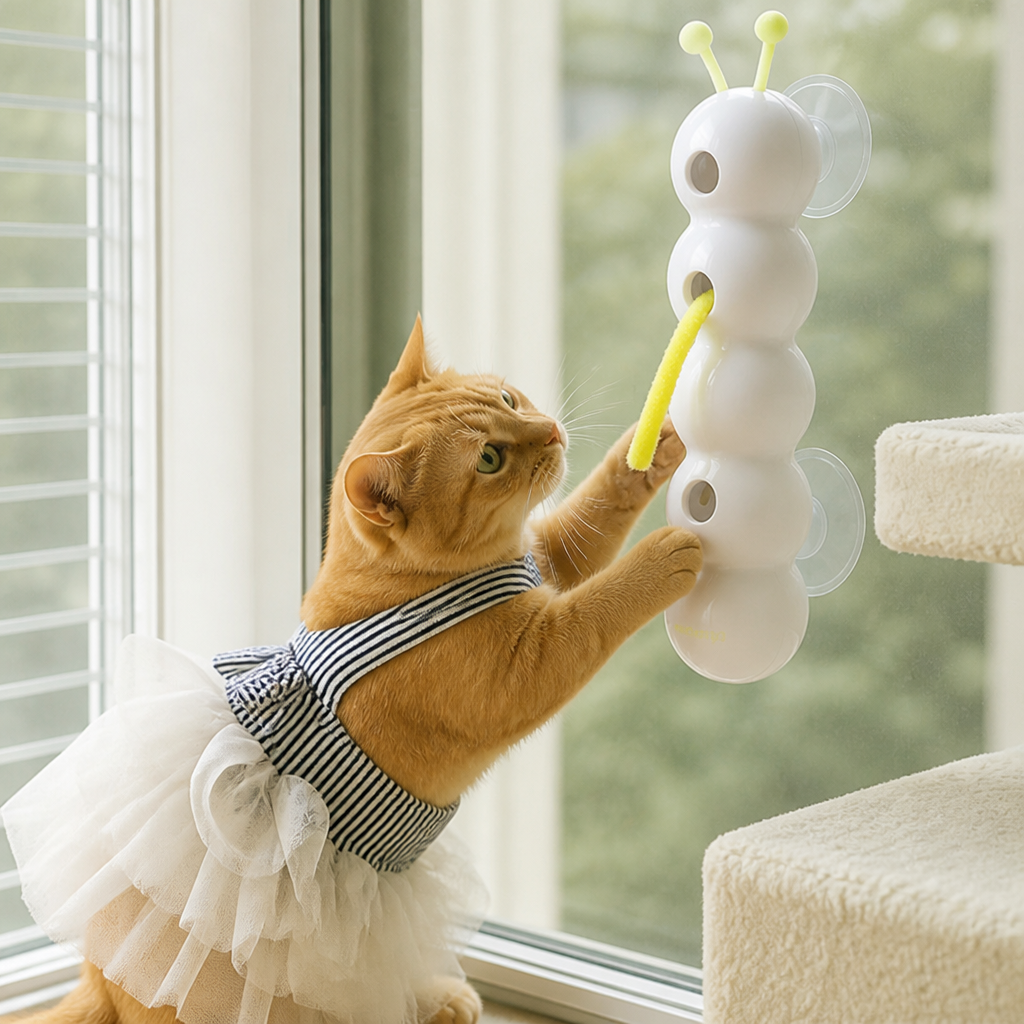 WhiskerTwist™ — Unleash Your Cat’s Wild Hunting Instincts with Endless, Hands-Free Fun