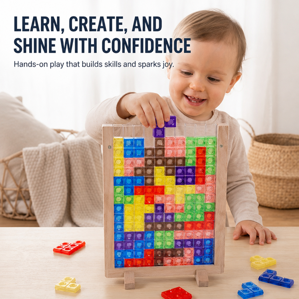 BrilliantBlocks™ — Ignite Your Child’s Confidence and Spark Endless Creativity