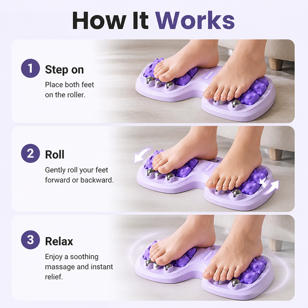 RevitaRoll™ — Power Your Step with Instant Relief and All-Day Energy