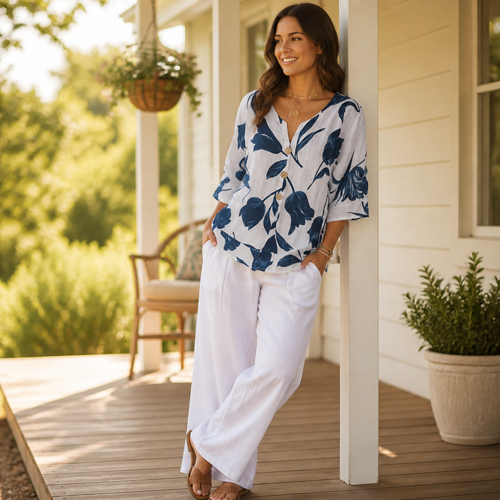 BreezeLuxe™ Tunic — Experience All-Day Cool Comfort That Moves With You