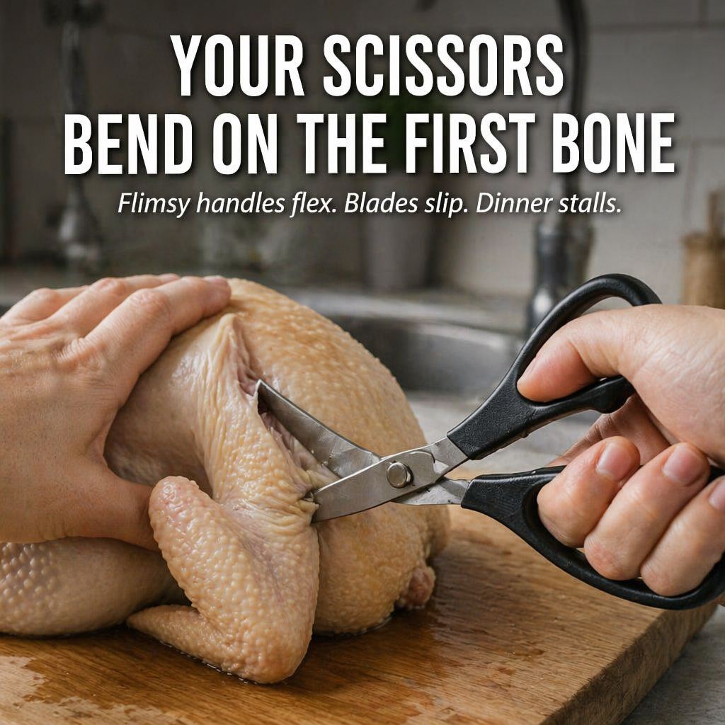 SharpEdgePro™ — Slice Through Chicken Bones, Shells & Herbs In One Snap