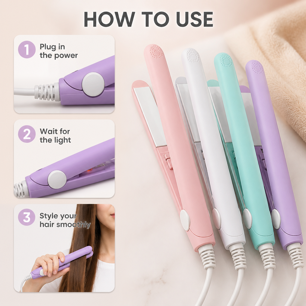VioraLux™ Mini Styler — Salon-Perfect Hair That Turns Heads Everywhere You Go