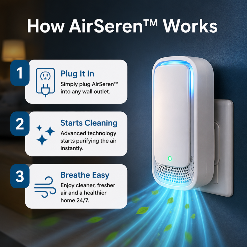 AirSeren™ — Breathe Easy, Sleep Deep & Stop Waking Up Congested