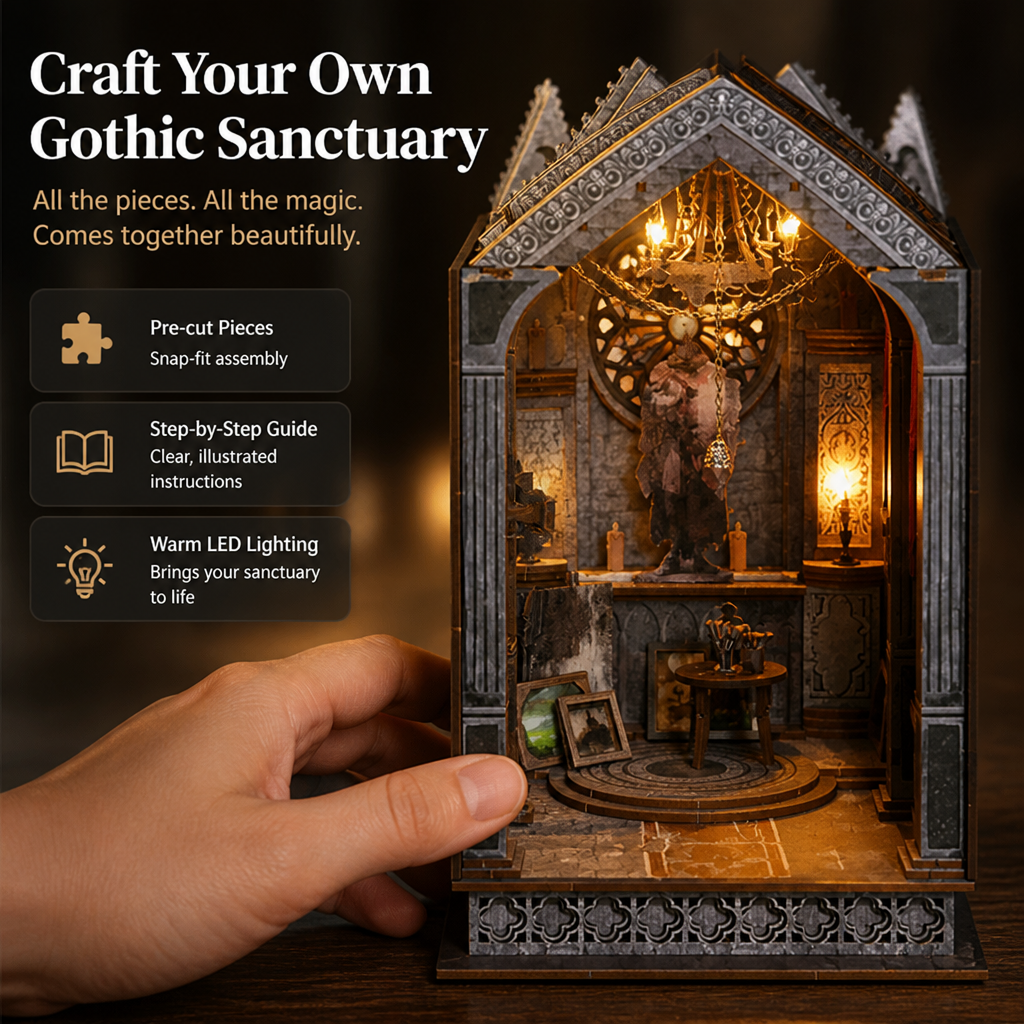 MystiShelter™ — Transform Your Shelf into a Living Gothic Fantasy Sanctuary