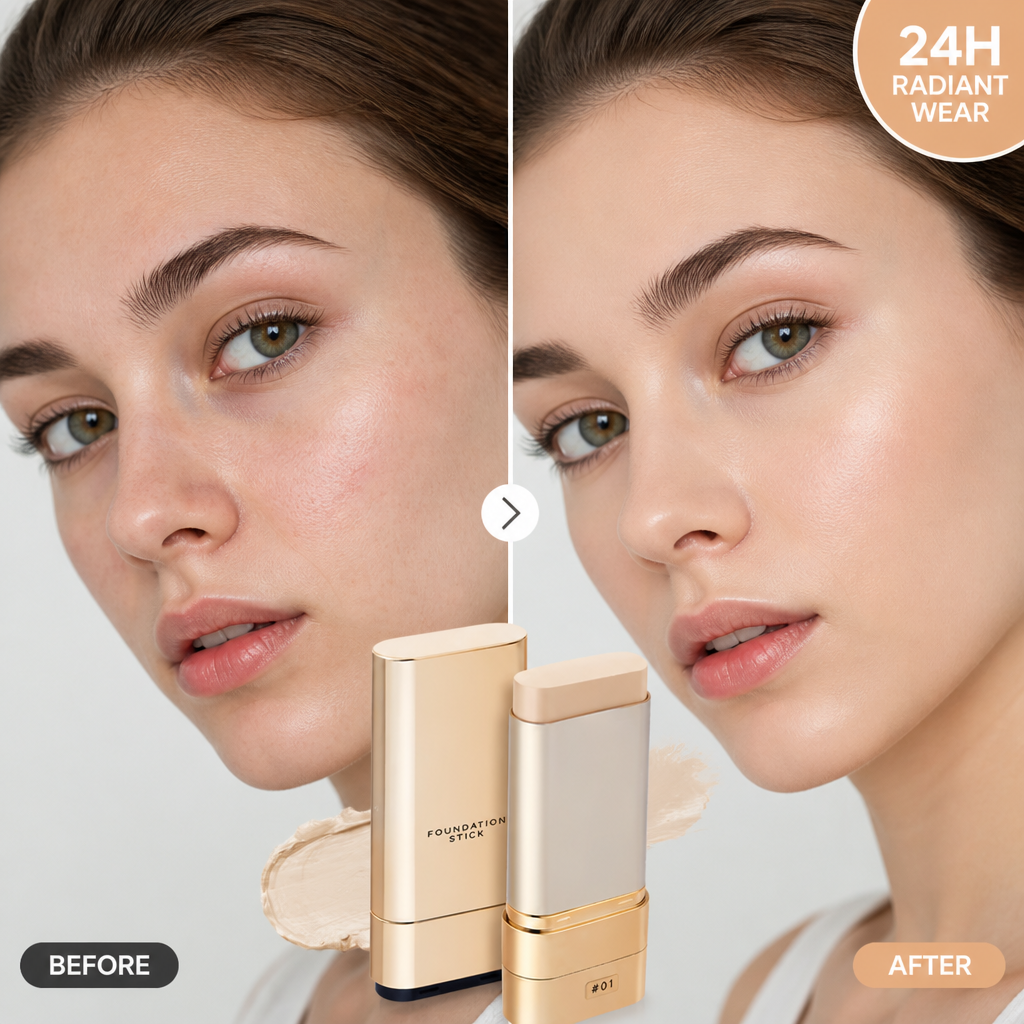 RevelaRadiance™ — Swipe On Korean Glass Skin That Stays Put All Day | Free Puff