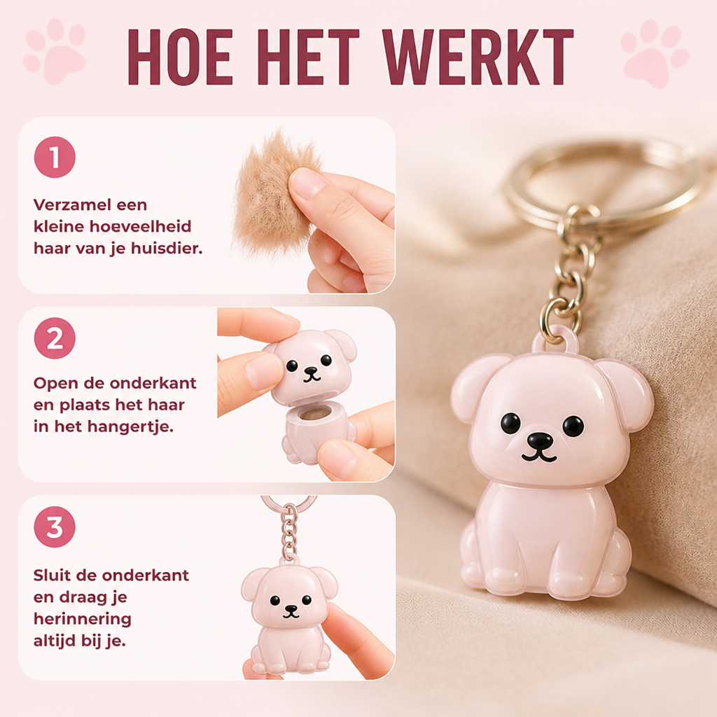 LumaPaw™ Memory Charm — Carry Your Pet’s Love Close to Your Heart Every Day