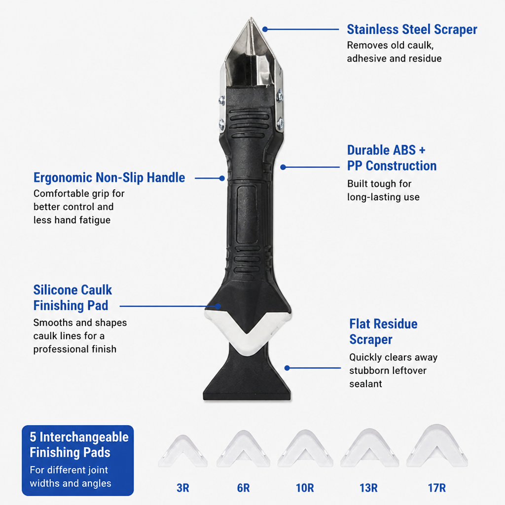 SealMaster™ — Effortless Precision for Perfect, Pro-Level Caulk Lines Every Time