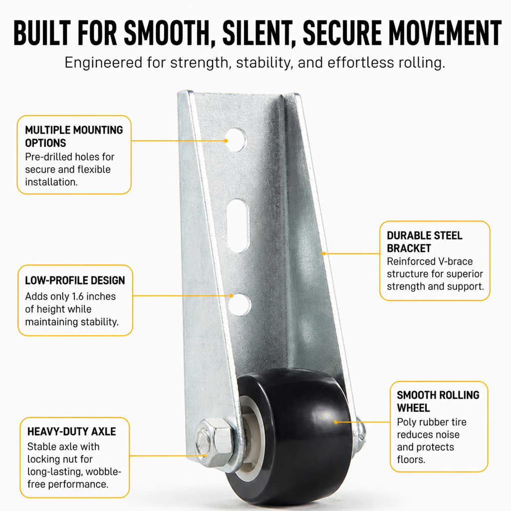 SwiftMount™ — Move Heavy Furniture Silently Without Losing Style or Stability