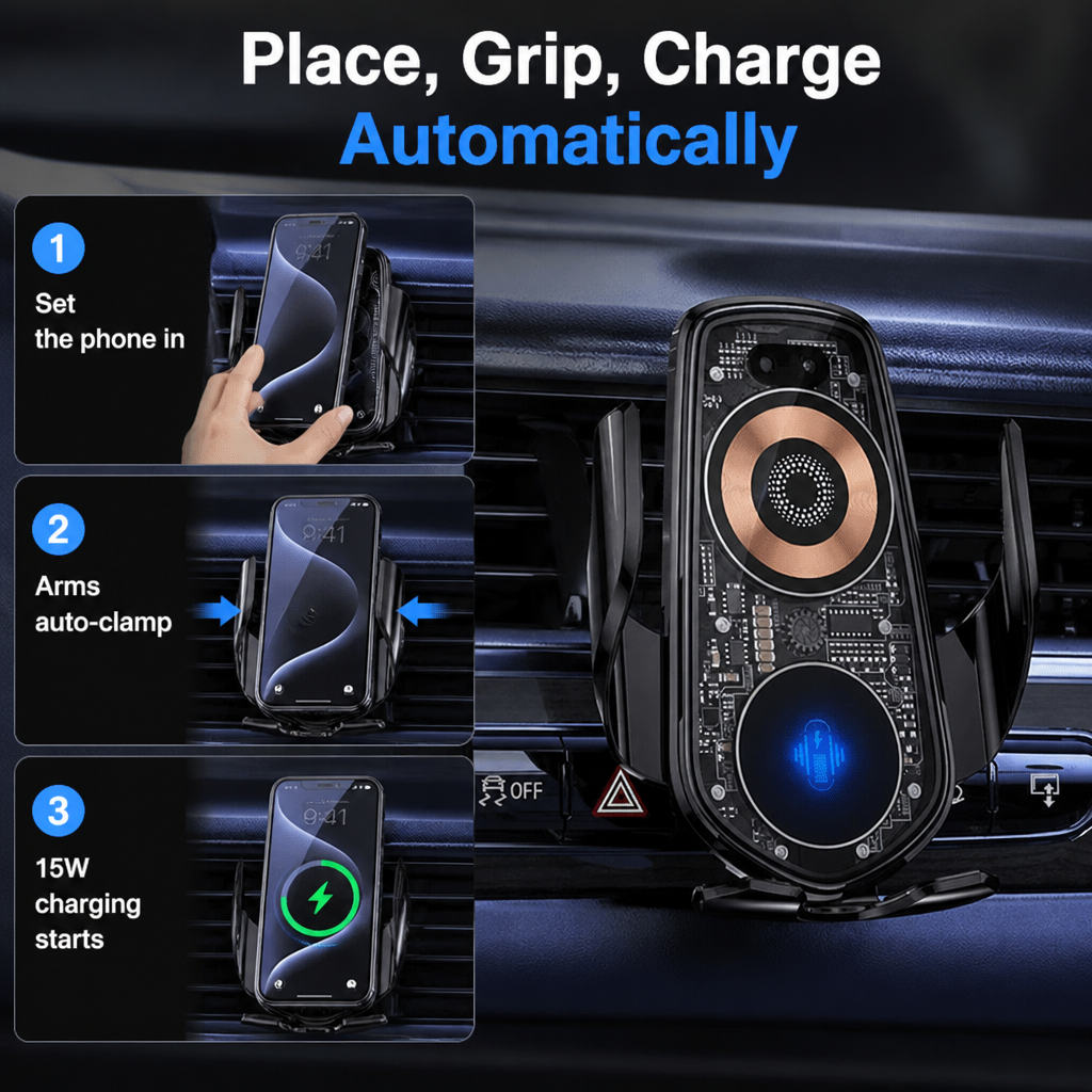 PowerGrip™ — Drive Focused, Fully Charged, and Totally In Control Every Mile