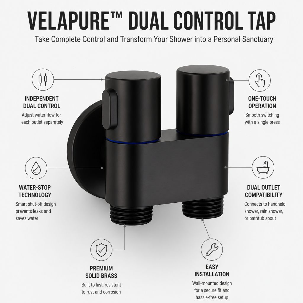 VelaPure™ — Take Complete Control and Transform Your Shower into a Personal Sanctuary