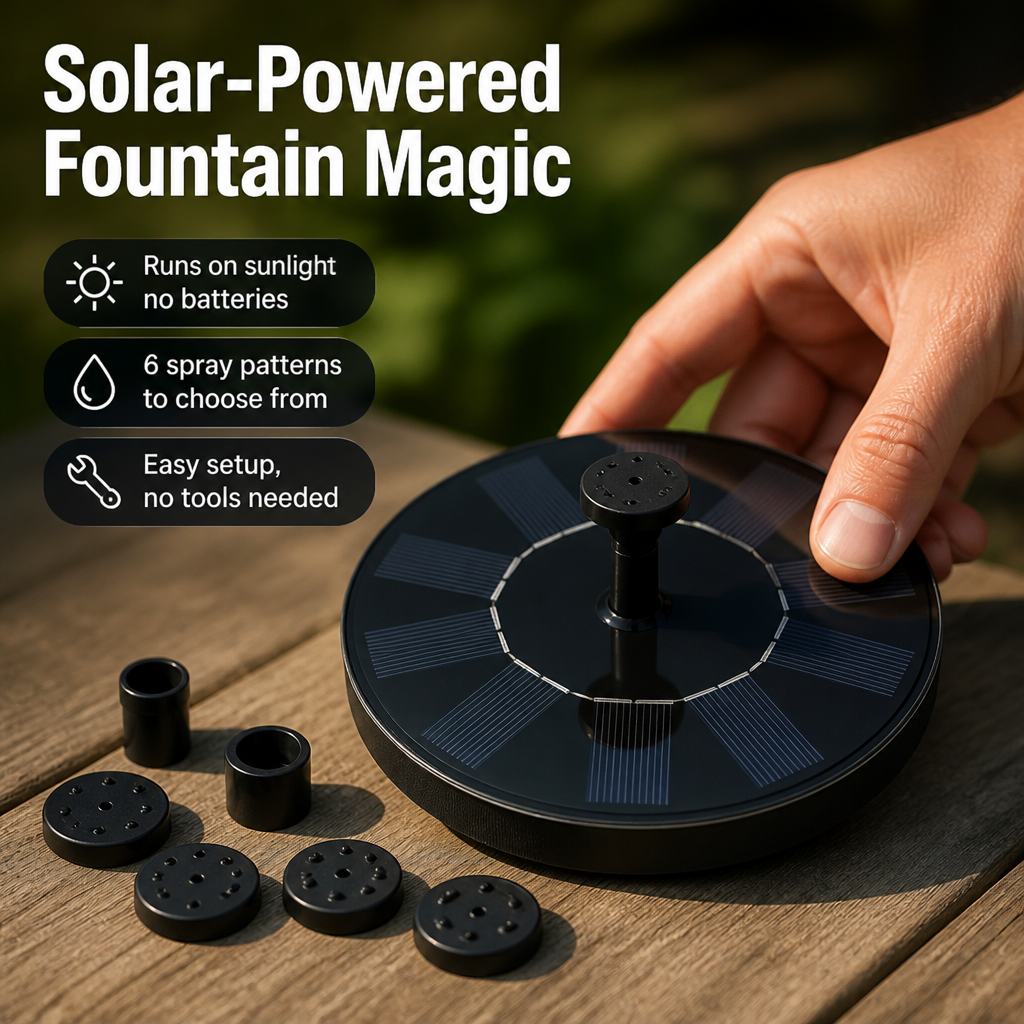 LumaSplash™ — Transform Your Garden into a Sunlit Sanctuary Buzzing with Birds and Calm