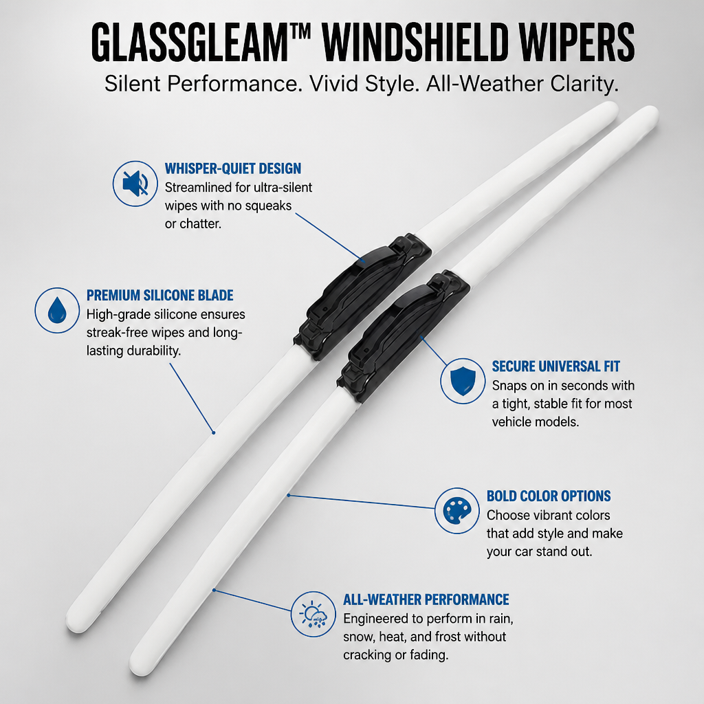 GlassGleam™ — Drive in Perfect Silence with Vivid Clarity and Style