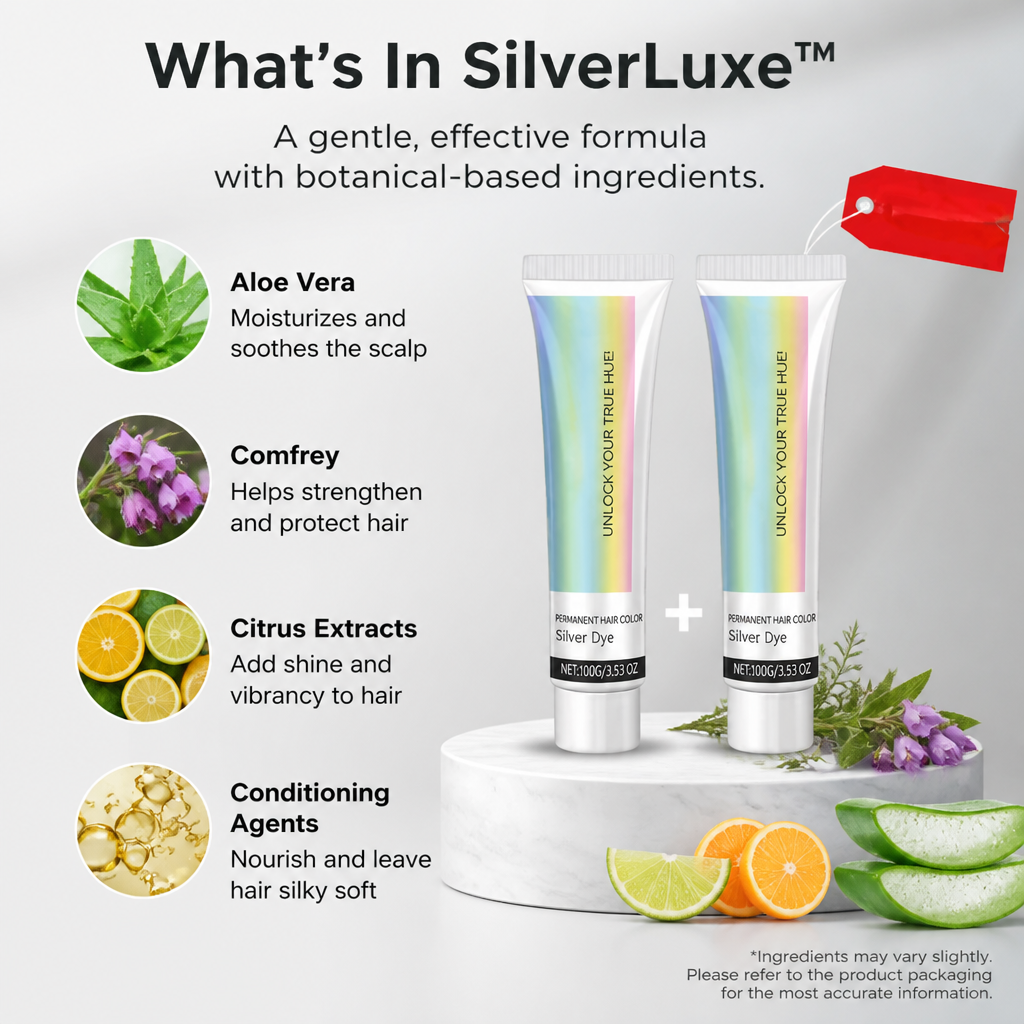 ArgentLuxe™ — Blend Your Greys Into Bright, Even Silver That Builds With Every Use
