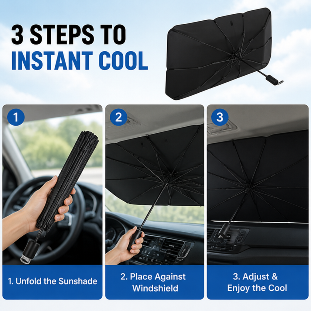 ChillGuard™ Heat Shield — Step Into Instant Cool Comfort and Protect Your Ride from Blazing Heat