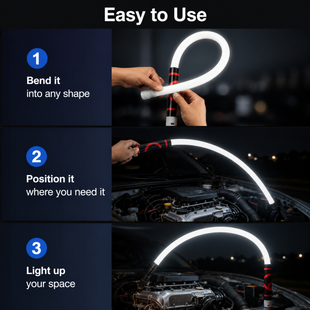 LuminaFlex™ — Light That Bends to Your Will and Brightens Every Moment