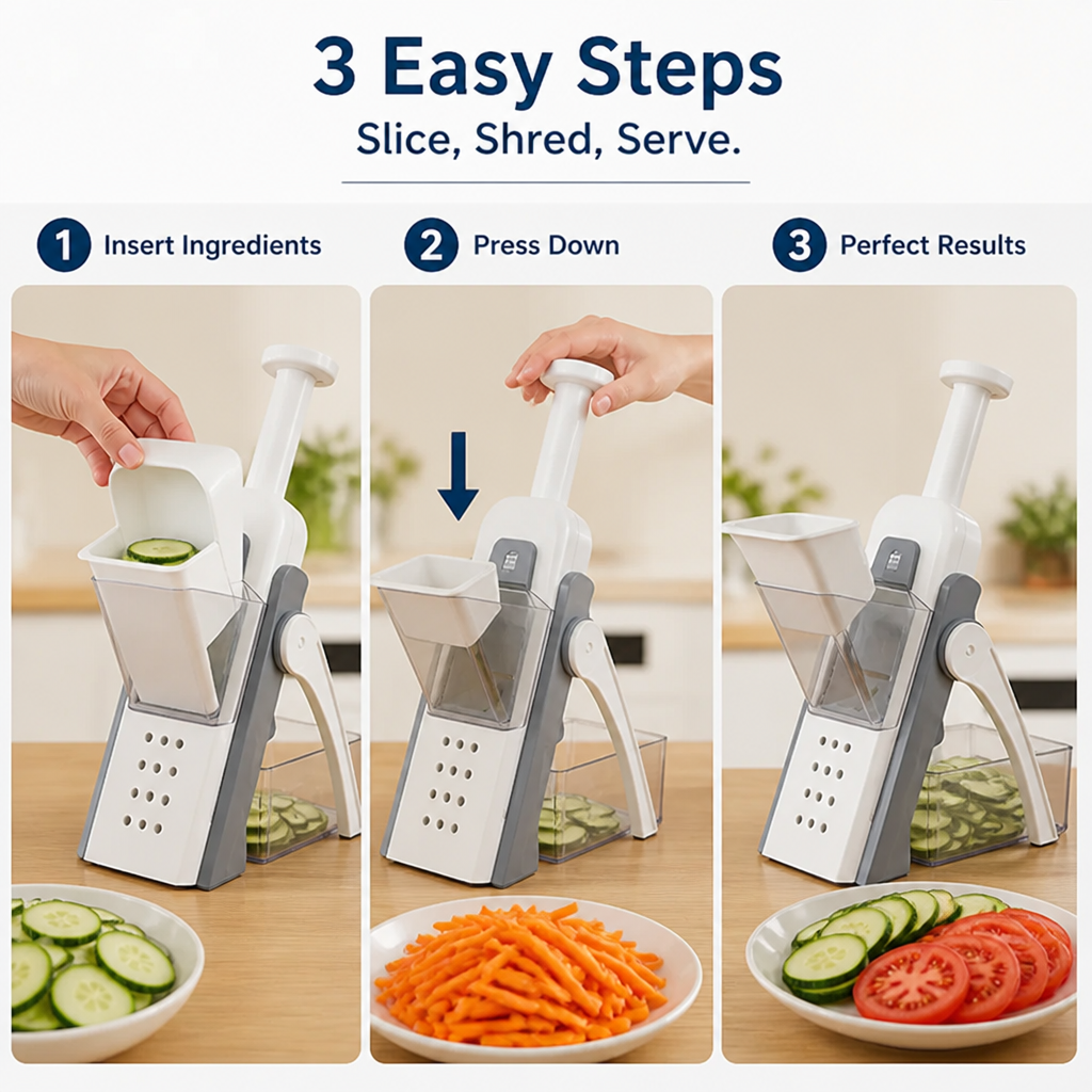 VersaSlice™ — Slice Like a Pro and Cut Your Prep Time in Half